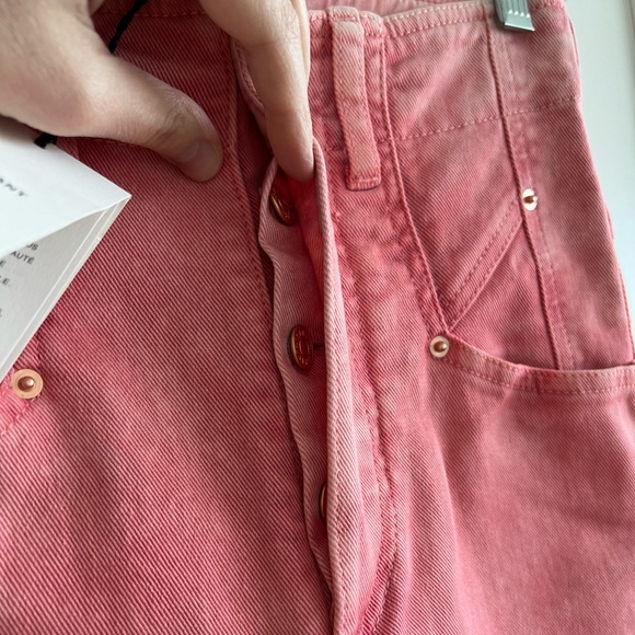 NWT jeans Isabel Marant, size fr 34, xs, pink - Picture 9 of 15